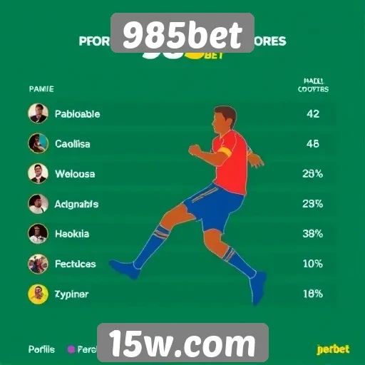 Perfil de jogadores no 985bet